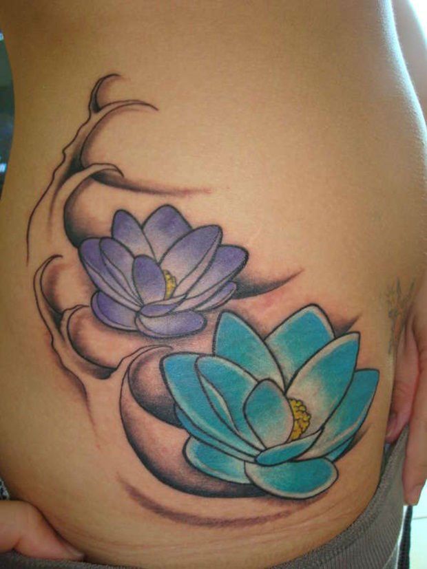 43 Attractive Lotus Flower Tattoo Designs Sortra