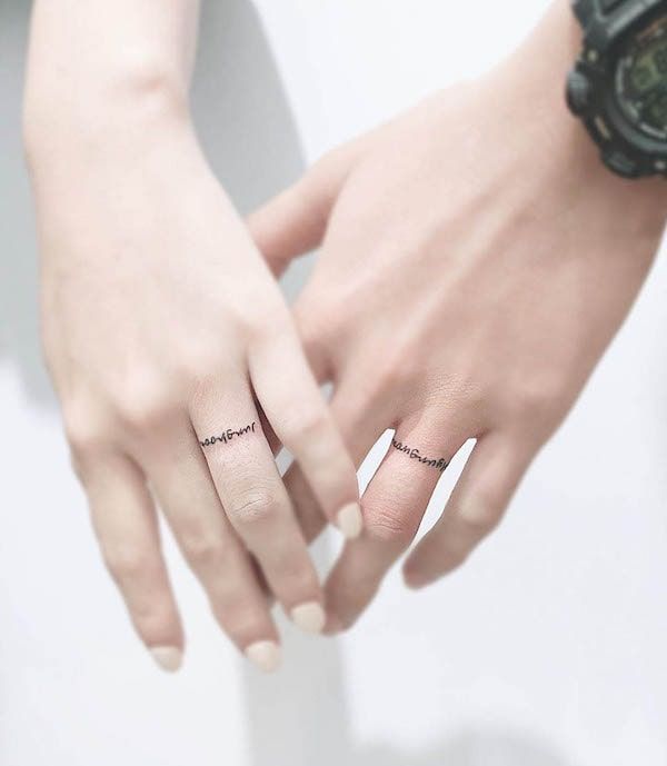 43 Wedding Ring Tattoos To Honor True Love Our Mindful Life