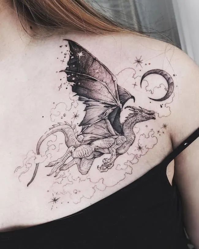 44 Elegant Dragon Tattoos For Women With Meaning Our Mindful Life