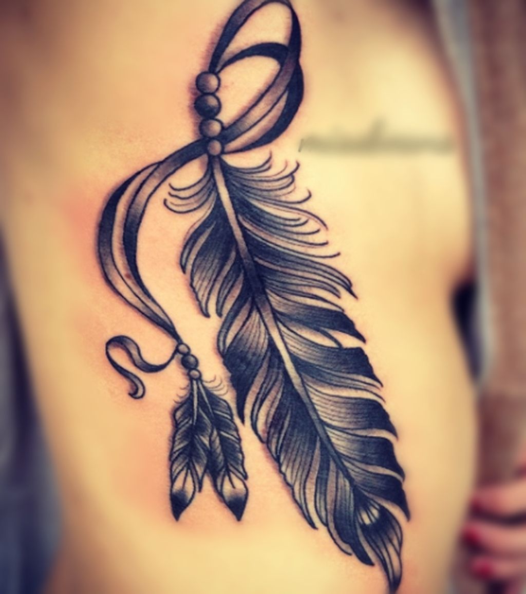 45 Awesome Feather Tattoo Ideas Feather Tattoos Indian Feather