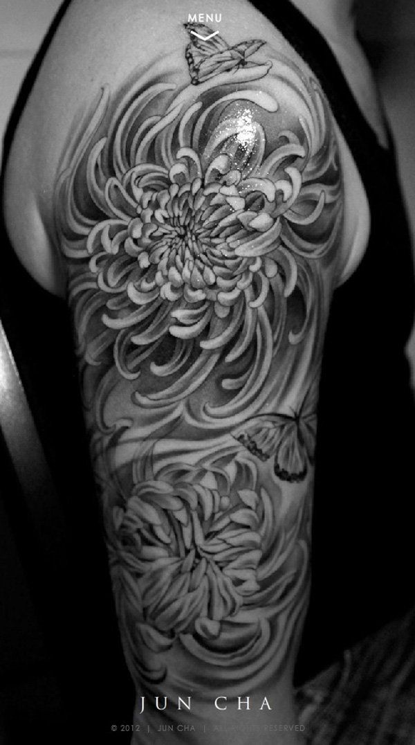 45 Beautiful Chrysanthemum Tattoo Ideas Cuded Tattoos For Women