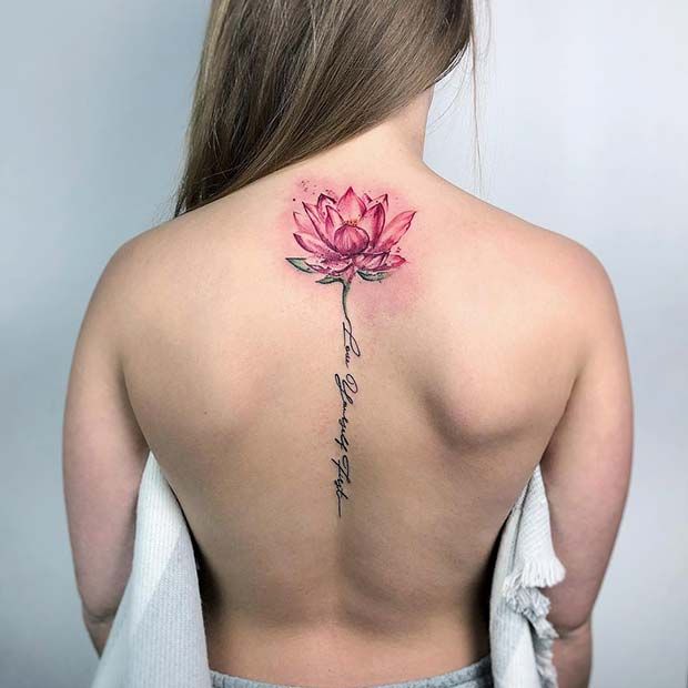 45 Pretty Lotus Flower Tattoo Ideas For Women Stayglam