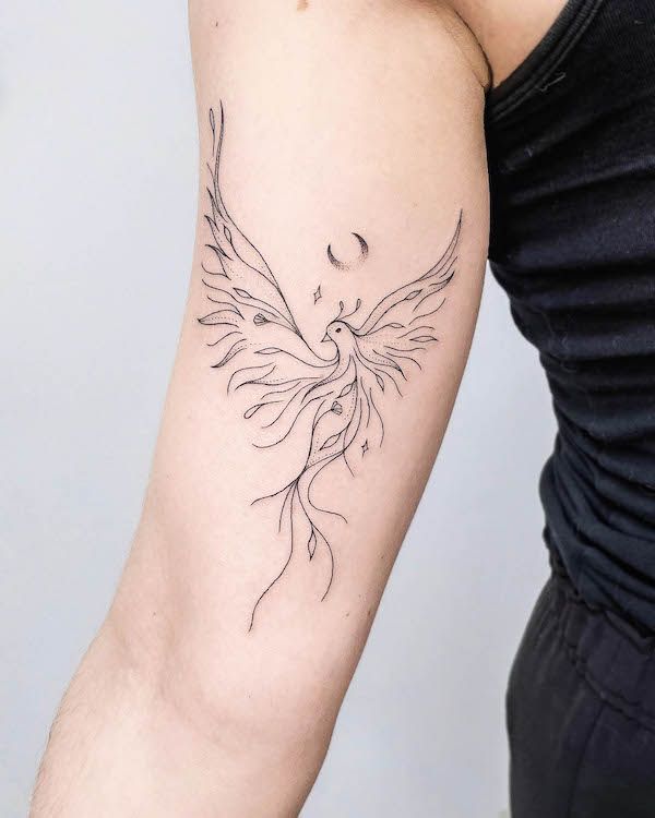 45 Stunning Phoenix Tattoos For Women Our Mindful Life Phoenix Tattoo Design Small Phoenix