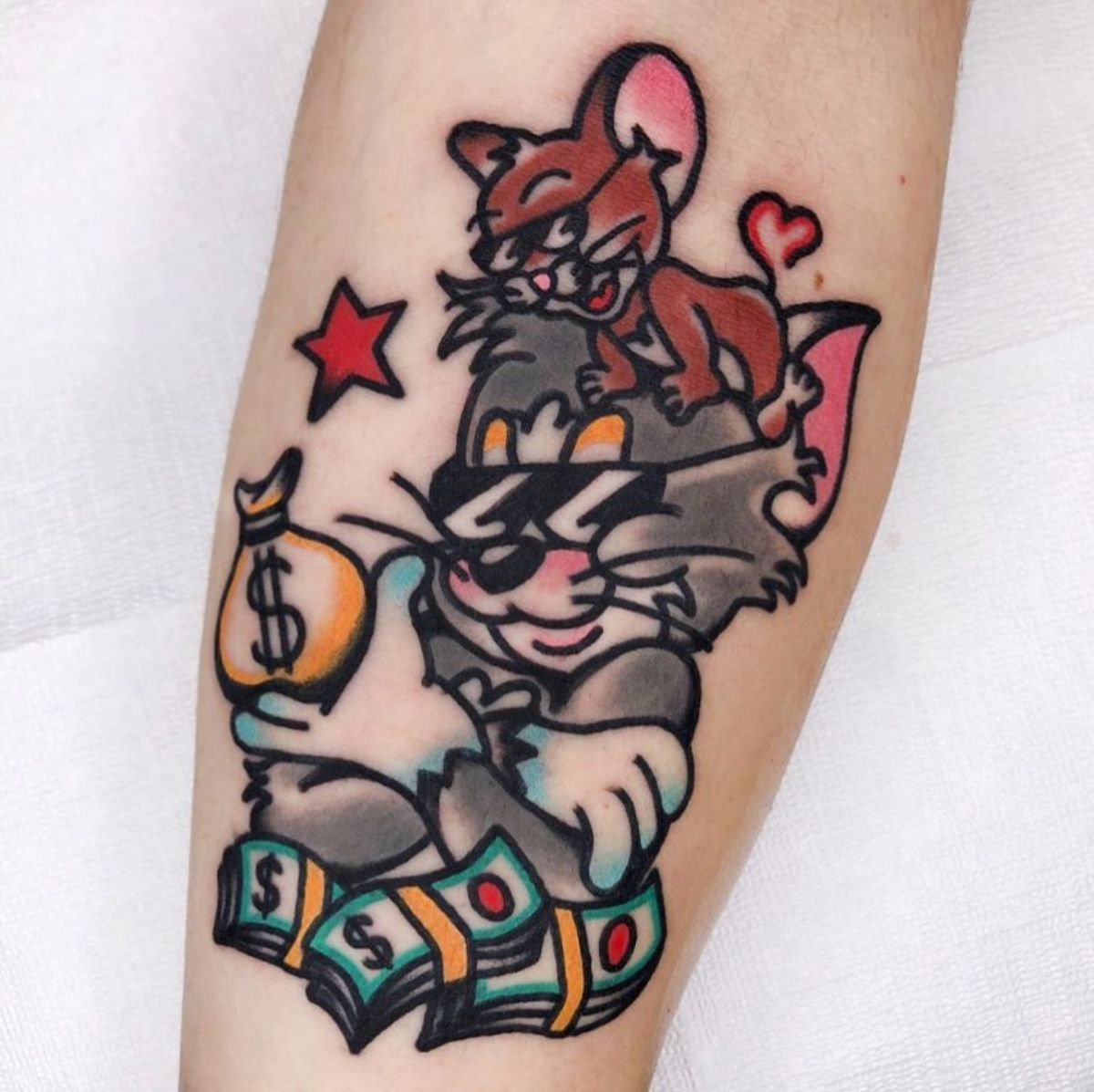 48 Best Tom Jerry Tattoos Tattoo Designs Tattoosbag Com