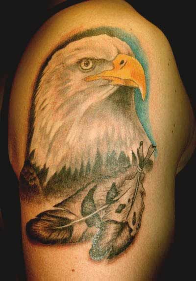 50 Amazing Perfectly Place Eagle Tattoos Designs With Meaning