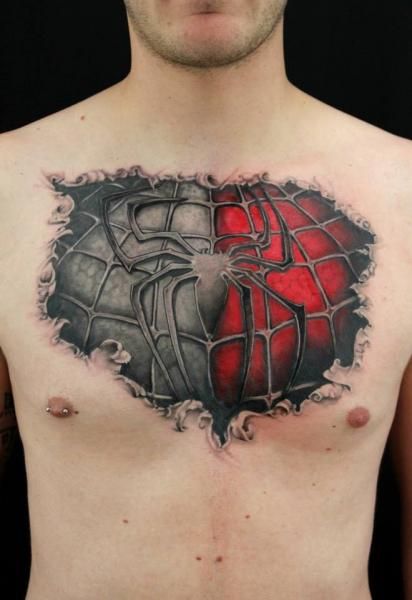 50 Awesome 3D Chest Tattoo Designs Gravetics