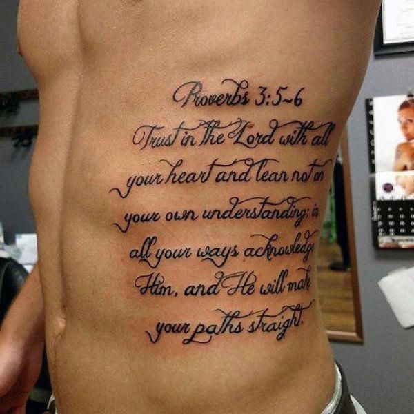 50 Best Bible Verse Tattoos For Men 2024 Religious Quotes