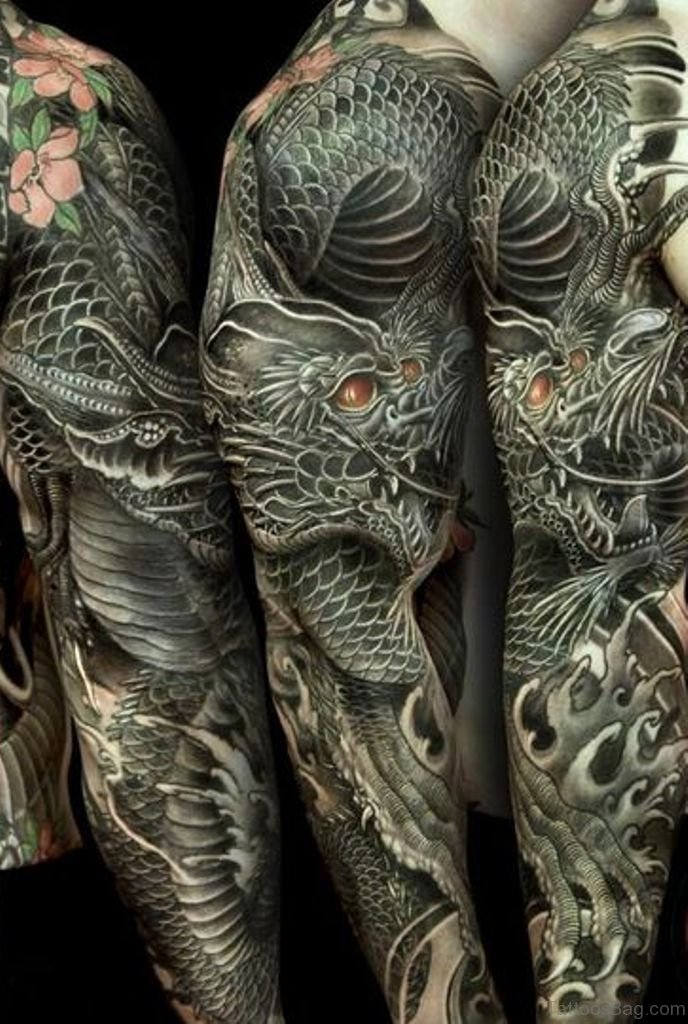 50 Best Dragon Tattoos On Full Sleeve Tattoo Designs Tattoosbag Com