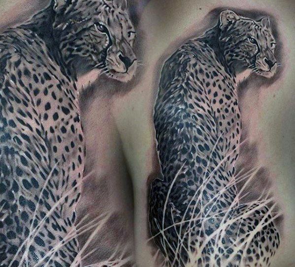 50 Cheetah Tattoos For Men Big Spotted Cat Design Ideas