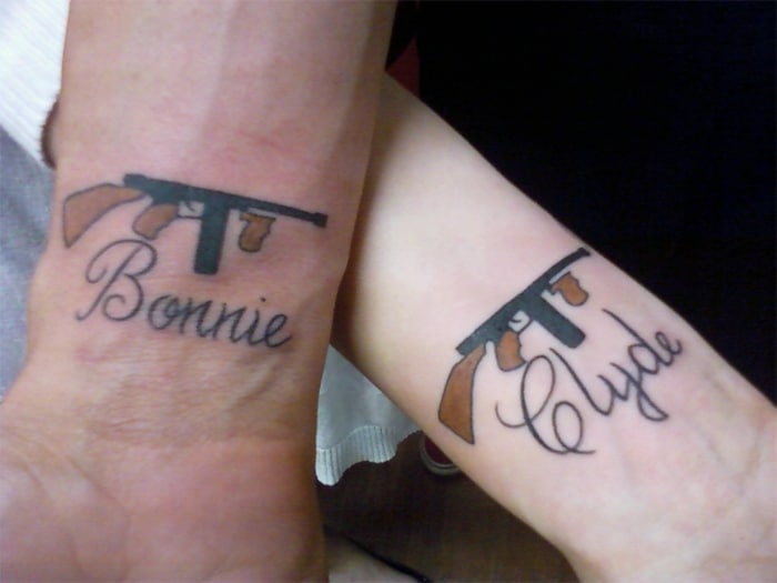 50 Cute Boyfriend And Girlfriend Tattoos Sheideas