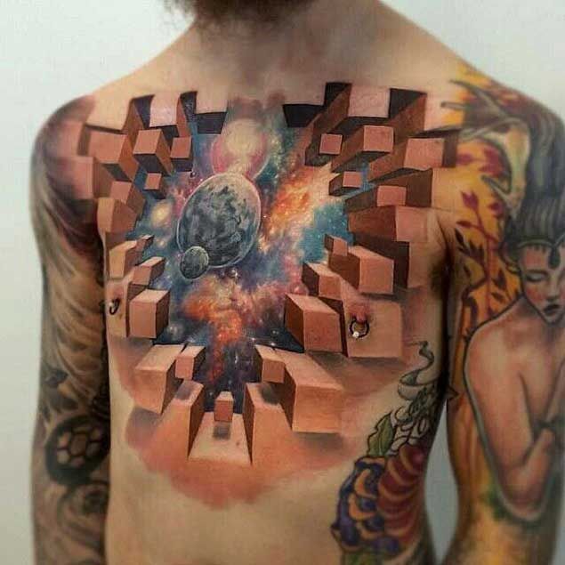 50 Earth Shattering Space Tattoos That Are Literally Out Of This World