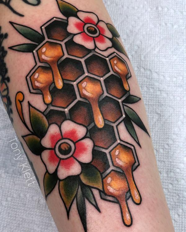 50 Honeycomb Tattoo Designs With Meaning Art And Design