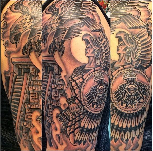 50 Intricate Aztec Tattoo Designs Tats N Rings