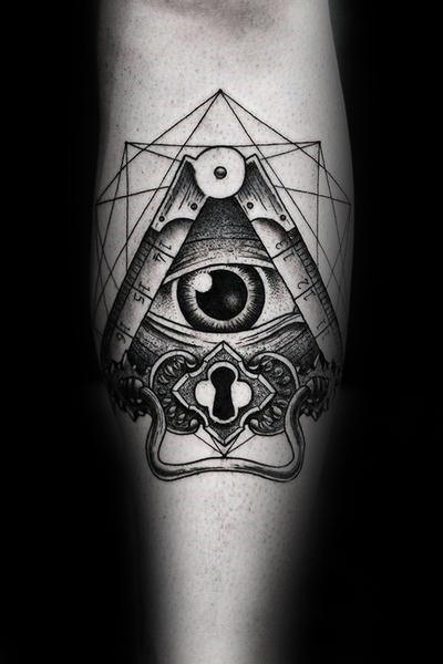 50 Keyhole Tattoo Designs For Men Manly Ink Ideas