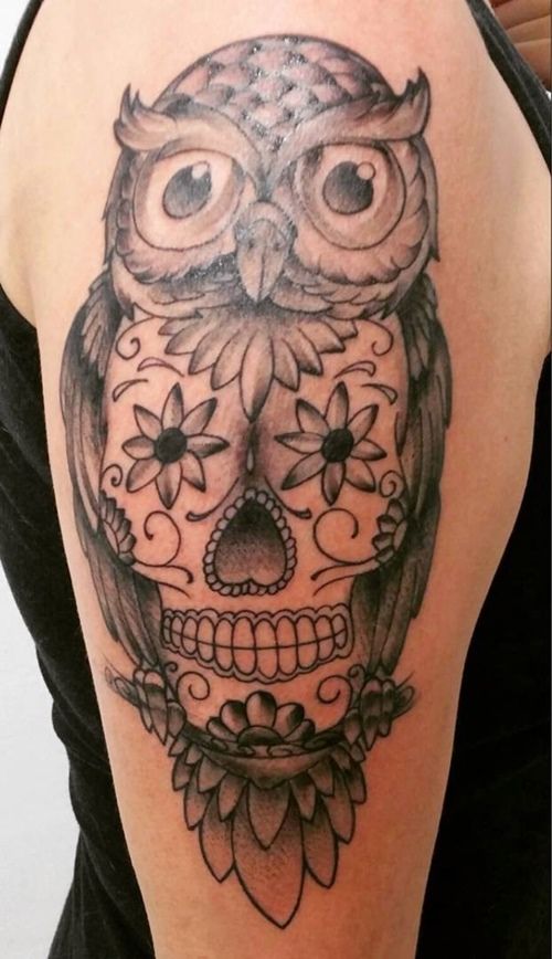 50 Owl And Skull Tattoo Ideas For Your First Ink Skull Tattoo