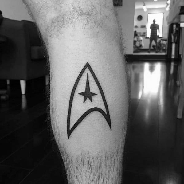 50 Star Trek Tattoo Designs For Men Science Fiction Ink Ideas