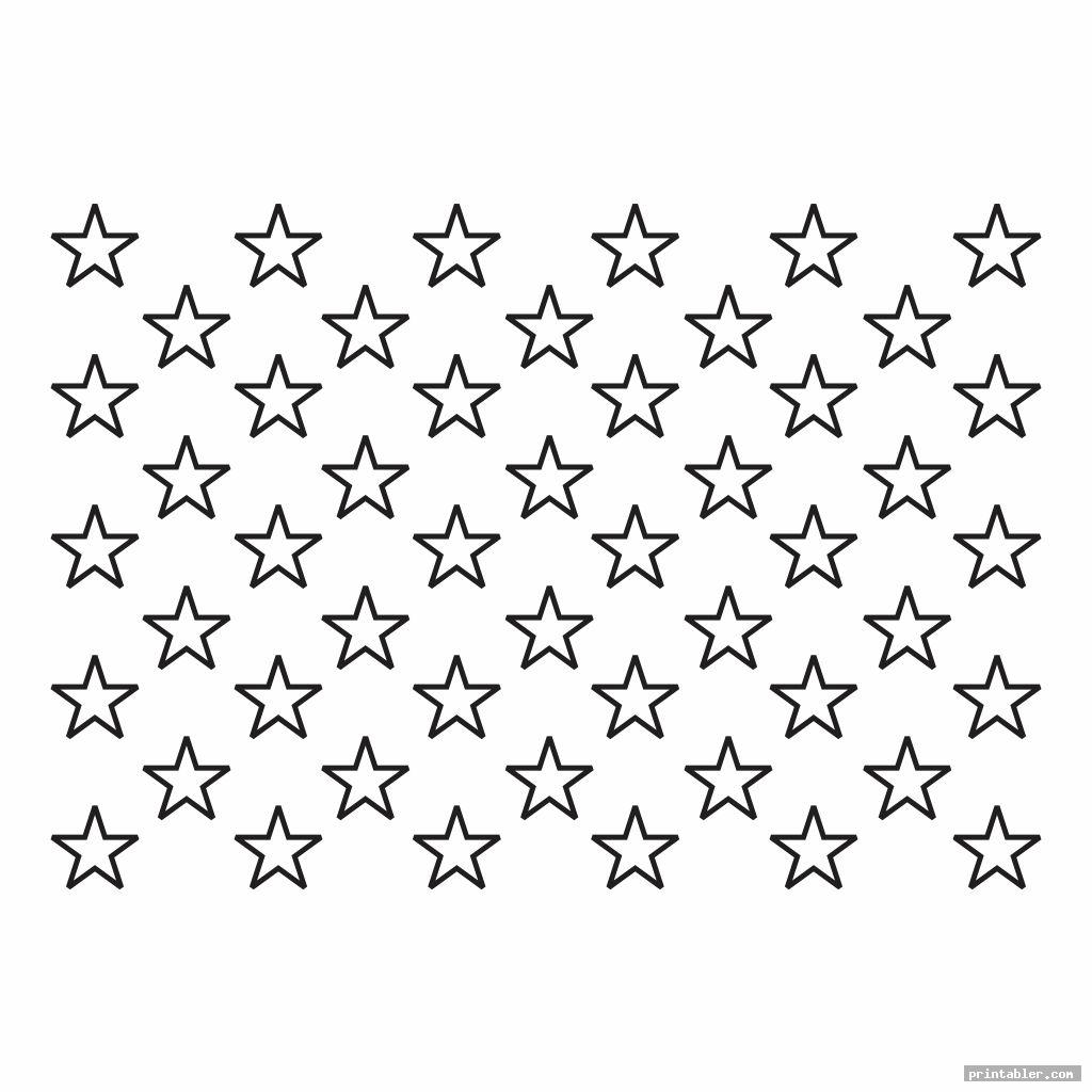 50 Stars Stencil Star Stencil American Flag Wood Stencil Designs