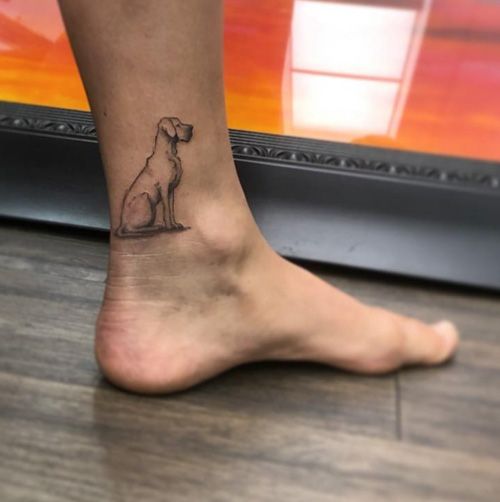 50 Trendy Great Dane Tattoos You Ll Adore Inku Paw Dog Tattoos Dog