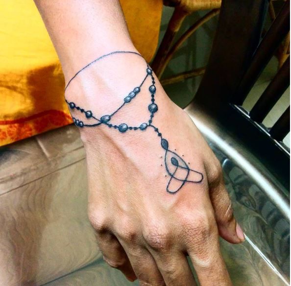 50 Wrist Bracelet Tattoos For Women 2019 With Ankle Designs Tattoo