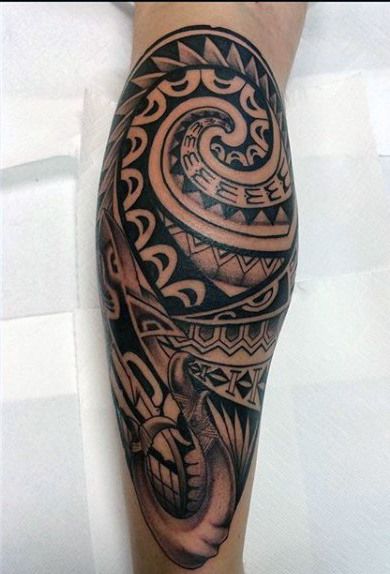 51 Impressive Calf Tattoos For Men