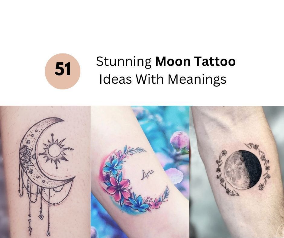 51 Stunning Moon Tattoo Ideas With Meanings Fabbon