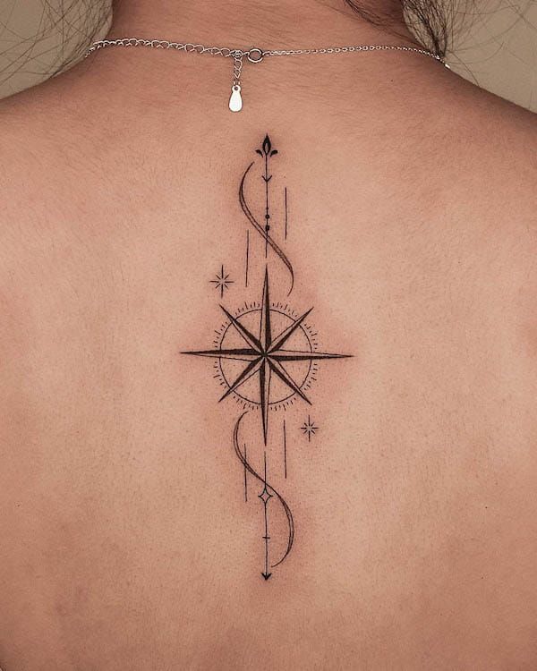 52 Beautiful Compass Tattoos With Meaning Feminine Arm Tattoos