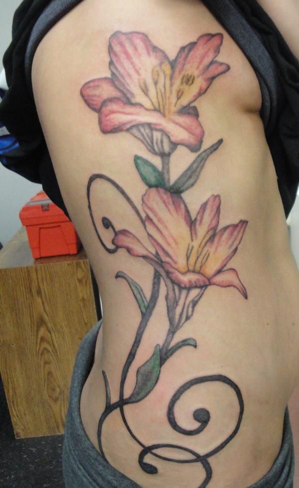 55 Awesome Lily Tattoo Designs Art And Design Lily Tattoo Design