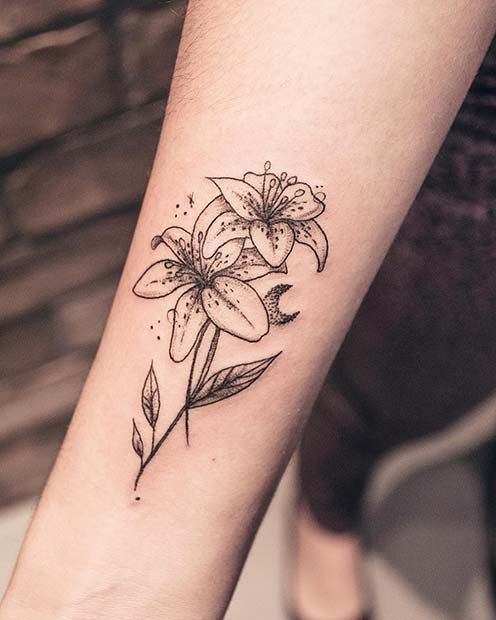 55 Beautiful Lily Tattoos Ideas Meanings Designs 2000 Daily