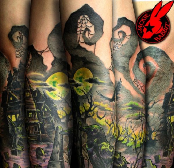 55 Halloween Tattoo Designs With Meanings Body Art Guru