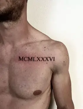 55 Roman Numeral Tattoo Ideas To Number Your Memories