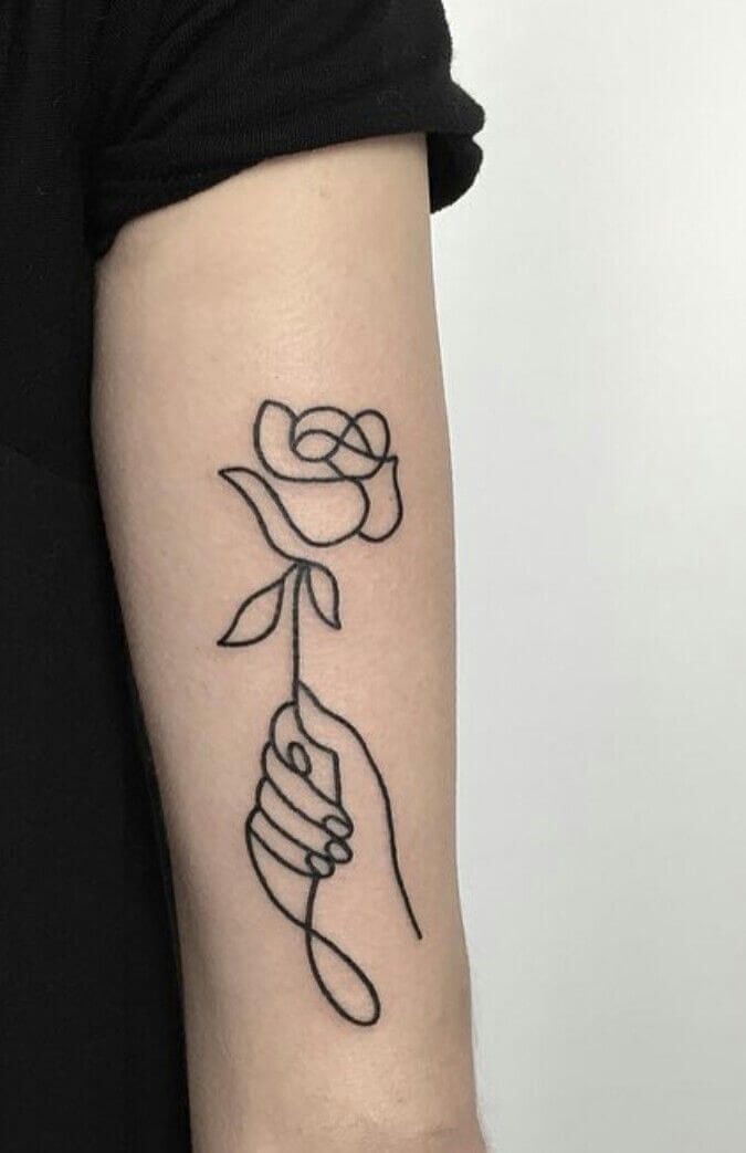 55 Rose Tattoo Ideas To Try Because Love And A Rose Can T Be Hid