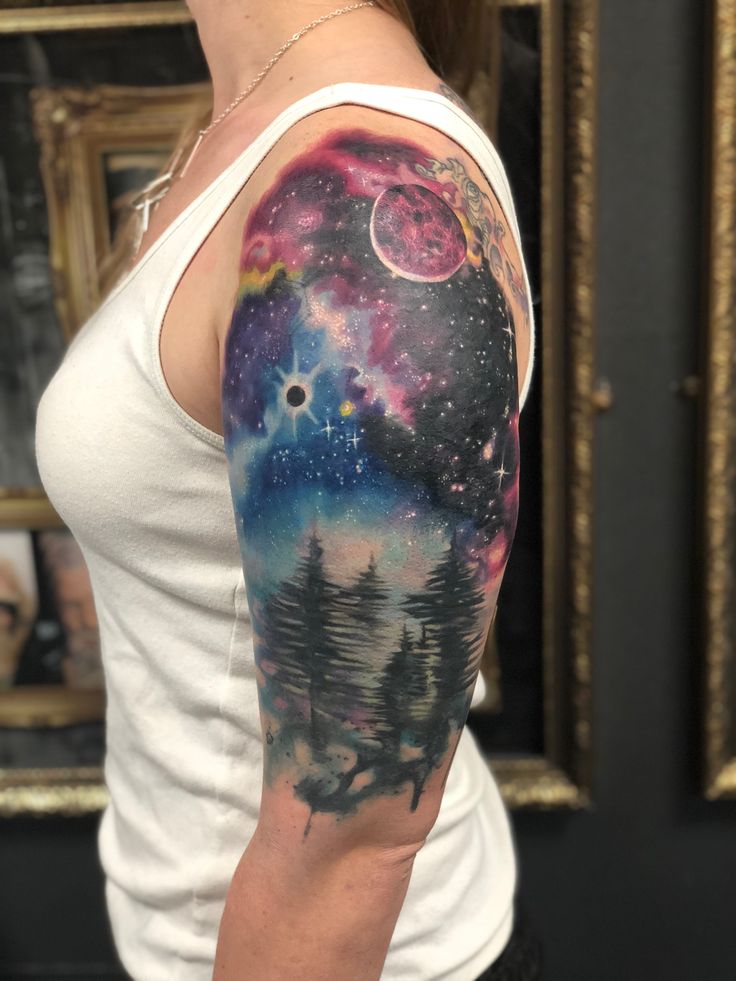 56 Cosmic Tattoo Ideas For Astronomy Lovers Cosmic Tattoo Black Hole