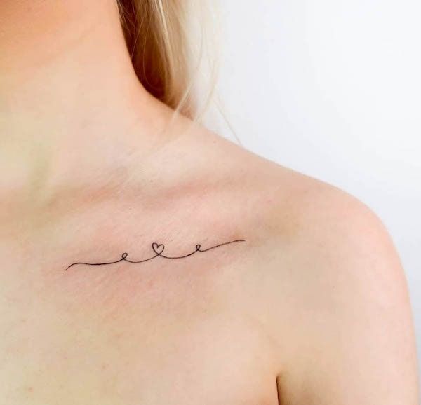 57 Gorgeous Collarbone Tattoos For Women Our Mindful Life