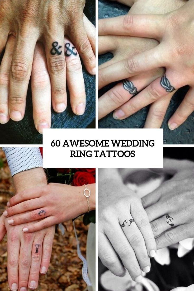 60 Awesome Wedding Ring Tattoos Weddingomania