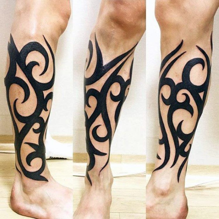 60 Epic Tribal Leg Tattoos For Men 2023 Inspiration Guide