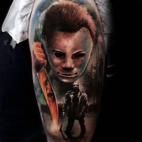 60 Michael Myers Tattoo Ideas For Men Halloween Slasher Designs