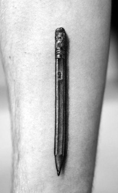 60 Pencil Tattoo Designs For Men Graphite Ink Ideas