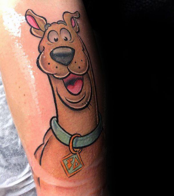 60 Scooby Doo Tattoo Designs For Men Cartoon Ink Ideas Scooby Doo