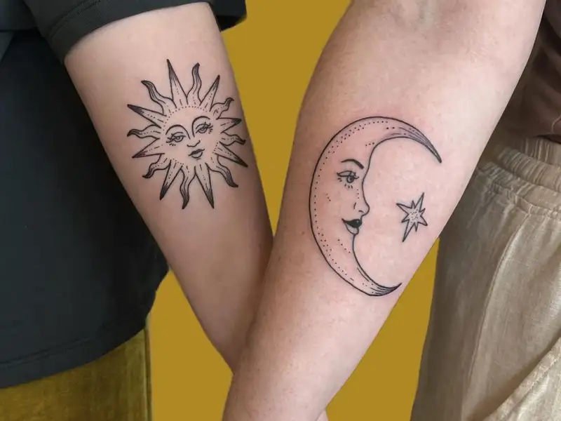 60 Sun And Moon Tattoo Designs Meaning The Trend Spotter