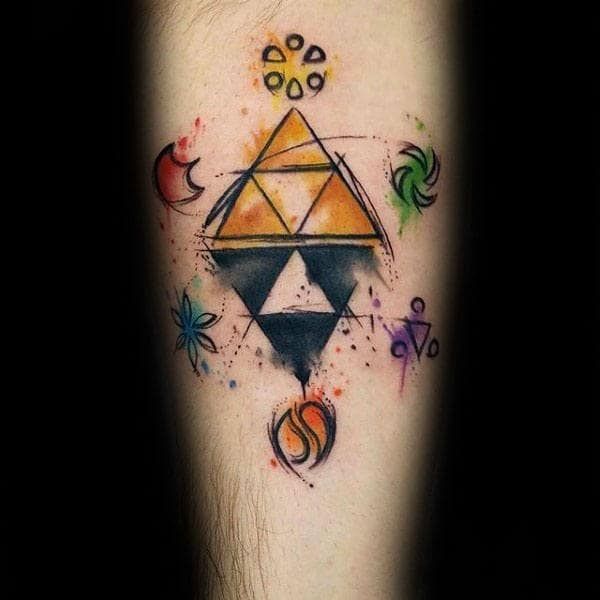 60 Triforce Tattoo Designs For Men 2023 Inspiration Guide