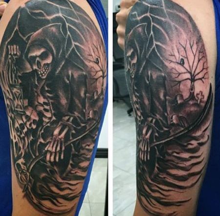 63 Cool Grim Reaper Tattoos For Men 2024 Inspiration Guide Grim