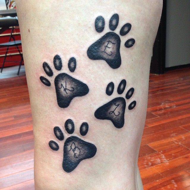 65 Best Paw Print Tattoo Meanings And Designs To Appreciate Your Pets