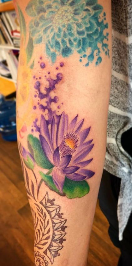 65 Spiritual Water Lily Tattoos Meanings Ideas Tattoo Me Now