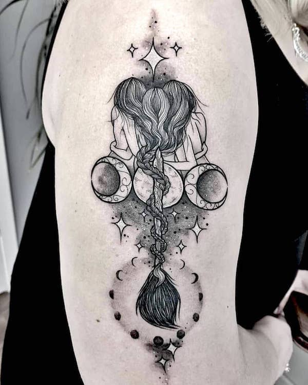 66 Gorgeous Witchy Tattoos To Embrace Your Magic Within