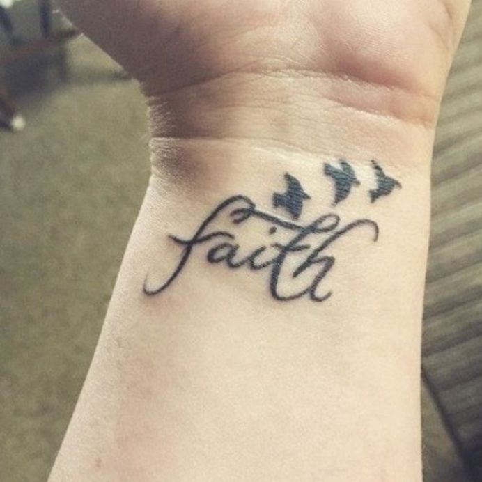 68 Latest Faith Tattoos For Wrist Tattoo Designs Tattoosbag Com