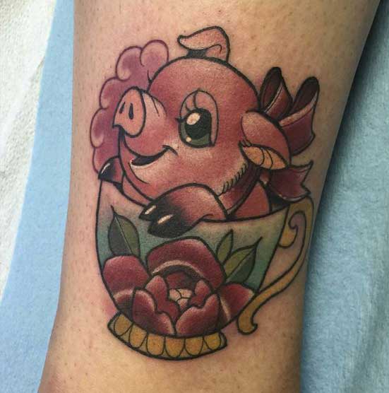 70 Best Pig Tattoos Pictures Designs Meanings And Ideas Tattoo Me Now