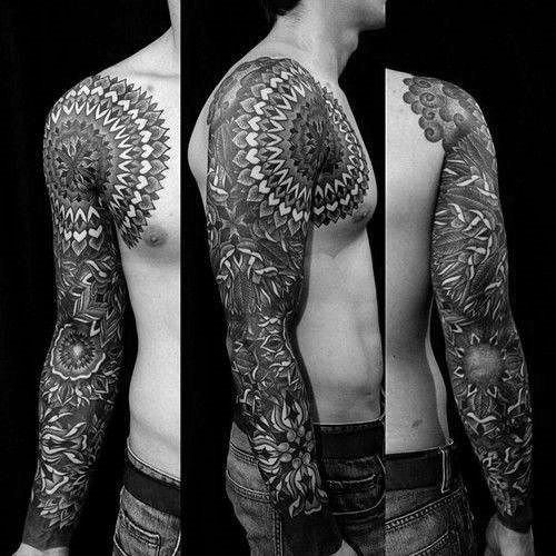 70 Mandala Tattoo Designs For Men Symbolic Ink Ideas