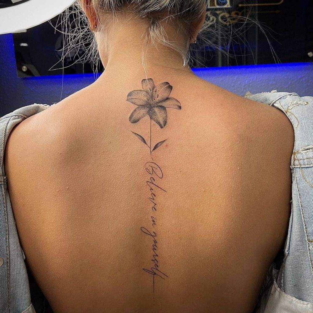 70 Spine Tattoo Ideas For Women From Instagram Spine Tattoos Spine