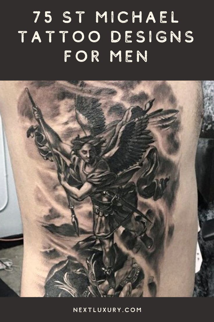 73 Amazing St Michael Tattoo Designs For Men 2024 Guide St Michael