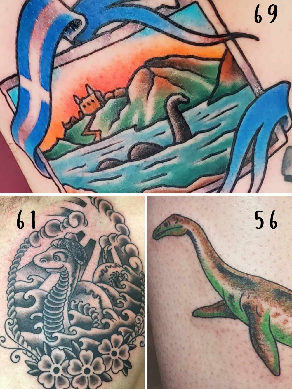 73 Loch Ness Monster Tattoo Ideas Tattoo Glee